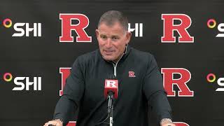 Greg Schiano Wisconsin Game Week Press Conference 10724 [upl. by Darbie]