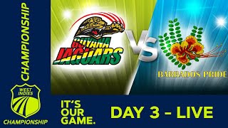 🔴LIVE Guyana vs Barbados  Day 3  West Indies Championship  Saturday 14th March 2020 [upl. by Blain]