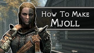 Skyrim How To Make Mjoll The Lioness [upl. by Ainel54]