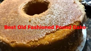 Old Fashioned Vanilla Pound Cake [upl. by Alius573]