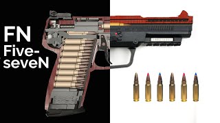 3D Animation amp Facts The FN FiveseveN Pistol [upl. by Cardwell719]