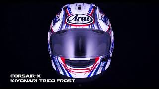 Arai CorsairX Kiyonari Trico Frost [upl. by Lundgren820]