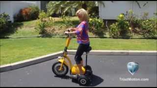 E Scooter 3 Wheel Scooter Adult Triad 750 CSX XL SF2 [upl. by Gerstner]