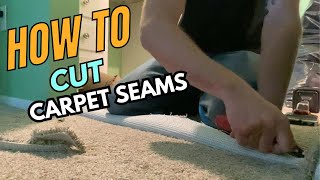 How To Cut A Carpet Seam [upl. by Joost]