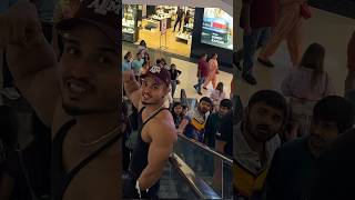 Crazy public reaction on shirtless bodybuilder 😱😂 girlsrection publicrecation bodybuilding [upl. by Bern69]