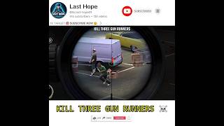 Kill three gun runners ☠️  sniper rifle mission shorts  snipergames shorts kids [upl. by Neirual]