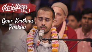 Gour Krsna Prabhus Kirtan  Day 1  Kirtan Rasa Dubai 2022  Dubai Kirtan Mela [upl. by Dodie]