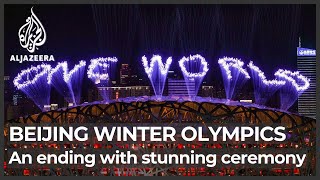 Beijing Winter Olympics officially closes with stunning ceremony [upl. by Ttenaej]