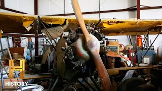 American Pickers Match Made in Aviation Heaven 1930s Airplane Deal Season 24 [upl. by Attiuqehs]