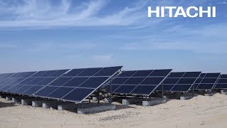 Solution Hitachi solarpowered desalination plants Abu Dhabi  Hitachi [upl. by Bocoj]