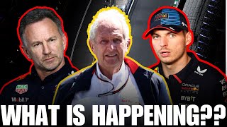 Will Max Leave Red Bull Helmut Marko Suspended Red Bull Struggling After Horner Allegations [upl. by Eednahs]