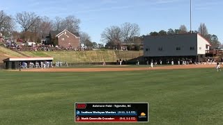 NGU Baseball 2017  North Greenville vs Southern Wesleyan Game 3 [upl. by Immanuel]