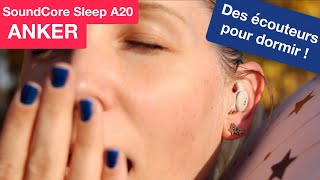 Dormir avec des écouteurs  Anker SoundCore Sleep A20  SoundcoreAudio [upl. by Ahsienel]