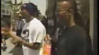 2Pac Confronts A Mean Muggin Kid Protecting His Corner Rap City 1993 [upl. by Coffin]