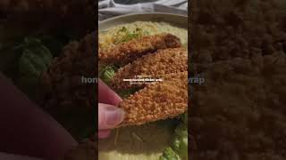 Honey Mustard Chicken Wrap cooking youngsahm easyrecipe honeymustard wrap [upl. by Sihonn]