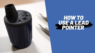 How to use a lead pointer sharpener [upl. by Maghutte263]