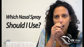 Which Nasal Spray Should I Use [upl. by Nnoryt81]