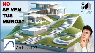 Cómo hacer Plantas Arquitectónicas en PENDIENTE  Archicad 27  2024 🏠 [upl. by Anaiuq231]