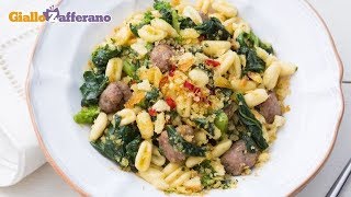 Cavatelli con salsiccia e cime di rapa [upl. by Youngman]