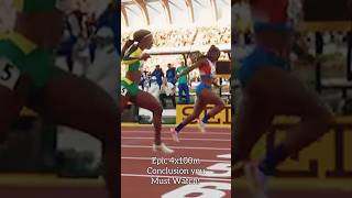 USA vs Jamaica Womens 4x100m Relay 2022  EPIC Finish Line Showdown trailer [upl. by Aelaza]