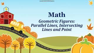 Real Life Examples of Parallel Lines Intersecting Lines and Point point intersecting parallel [upl. by Acinna832]