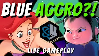 CAN BLUE STEEL BE AGGRO Pt 1  Sapphire Steel  Lorcana Gameplay [upl. by Corwin]