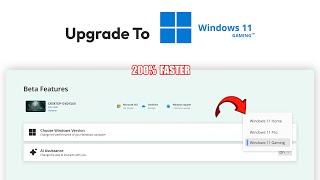 Upgrade To Windows 11 GAMING Version  FPS Boost amp High Performance [upl. by Kataway251]