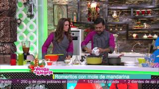 Romeritos con mole de mandarina por Mariano Sandoval [upl. by Hezekiah360]