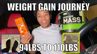 HOW TO GAIN WEIGHT FAST  10 LBS IN 2 WEEKS   TRVLLOFFICIAL [upl. by Aelsel]