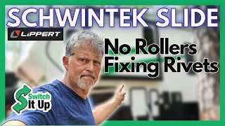 Schwintek Slide Repair Adding Rollers amp Fixing Broken Rivets [upl. by Oz718]