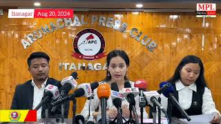 Press Briefing by Tengam Celine Koyu addresses recent Controversial [upl. by Zubkoff962]