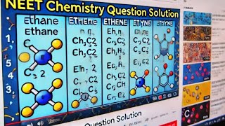 NEET Chemistry Question Solution  Match Molecules with Bond Types  Sigma amp Pi Bonds [upl. by Irahs764]