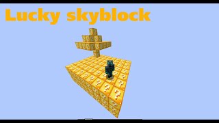 Lucky Skyblock  minecraft mod  Minecraft Mongolia [upl. by Neerbas]