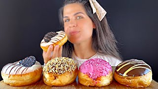 DONUTS  MUKBANG  EATING SOUNDS  ASMR [upl. by Edmonds]