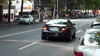 Mercedes CLS 55 AMG Great Acceleration in KölnCologne [upl. by Hsekin486]