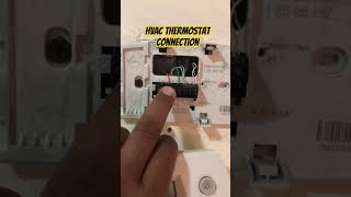 HVAC thermostat connection [upl. by Nikolos95]