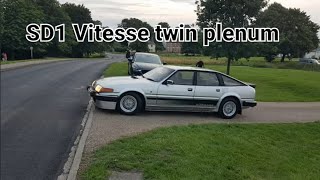 Rover SD1 Vitesse leaves car meet AWSOME SOUND [upl. by Dyche481]