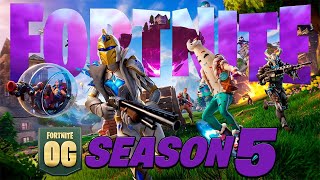 A NOVA TEMPORADA 5 RAIZ DO FORTNITE TUDO SOBRE PASSE MAPA E ITENS [upl. by Refinnej]