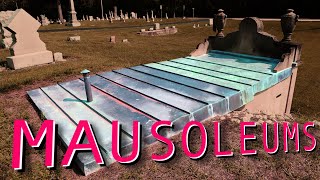 ROADSIDE MAUSOLEUMS in South Whitley Indiana  Graveyard Exploration 539 [upl. by Nahshu798]