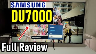 SAMSUNG DU7000 Crystal 4K  FULL REVIEW  What Is the Problem with this TV [upl. by Ayekat]