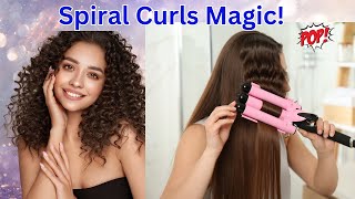 Unlocking the Magic of Spiral Curls Natural vs Styled [upl. by Alliuqa]