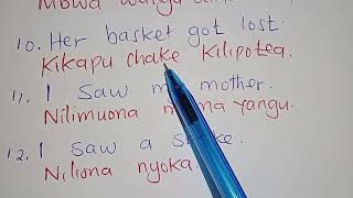 Kiswahili Tenses Kiswahili for Beginners By Teacher Hezron [upl. by Cindelyn]