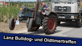 Lanz Bulldog und Oldtimertreffen  LocalEventclips [upl. by Parette414]