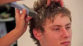 Mens Hair Cut Howto  Dare Hair Salon using Dare Chisel [upl. by Mukund836]