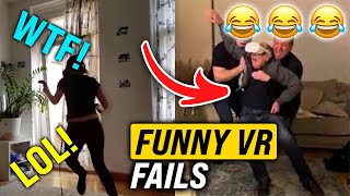 Top 25 VR Fails Funniest Moments [upl. by Anires699]