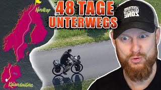 In 48 TAGEN mit dem FAHRRAD bis zum Nordcap  Teil 1  Fritz Meinecke reagiert auf Roofless Cat [upl. by Eyoj]