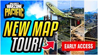 WARZONE PACIFIC MAP TOUR Early Access Caldera Gameplay [upl. by Adnyc]