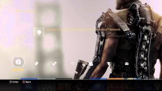 Call of Duty Advanced Warfare  PS4 Theme Showcase [upl. by Kcirreg554]