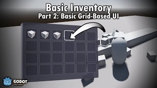 Basic Inventory System Part 2  Godot 4x [upl. by Cello]