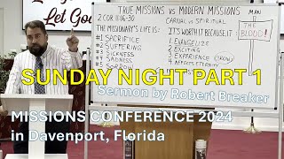 True Missions vs Modern Missions 1 of 4 At Missions Conference in FL missionsconference missions [upl. by Reichert]